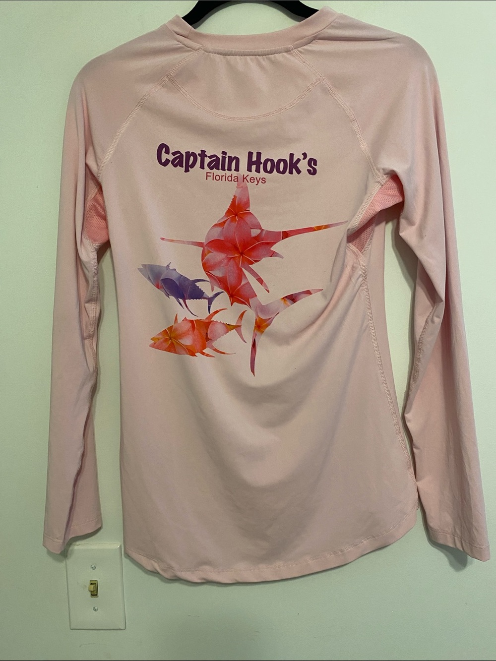 Captain Hook's Florida Keys Pink Long-Sleeve Sun Shirt